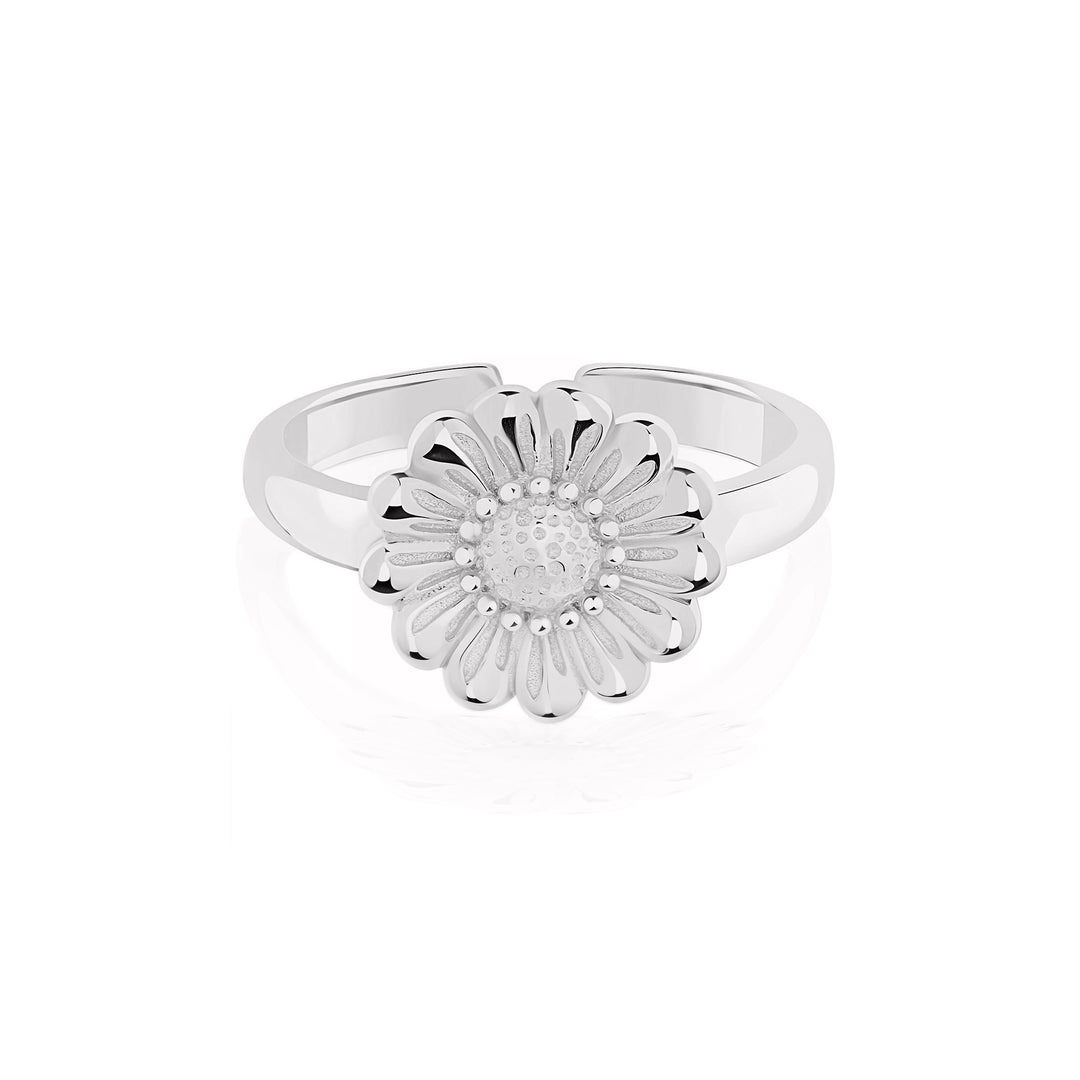 Sterling Silver Blossom Flower Ring
