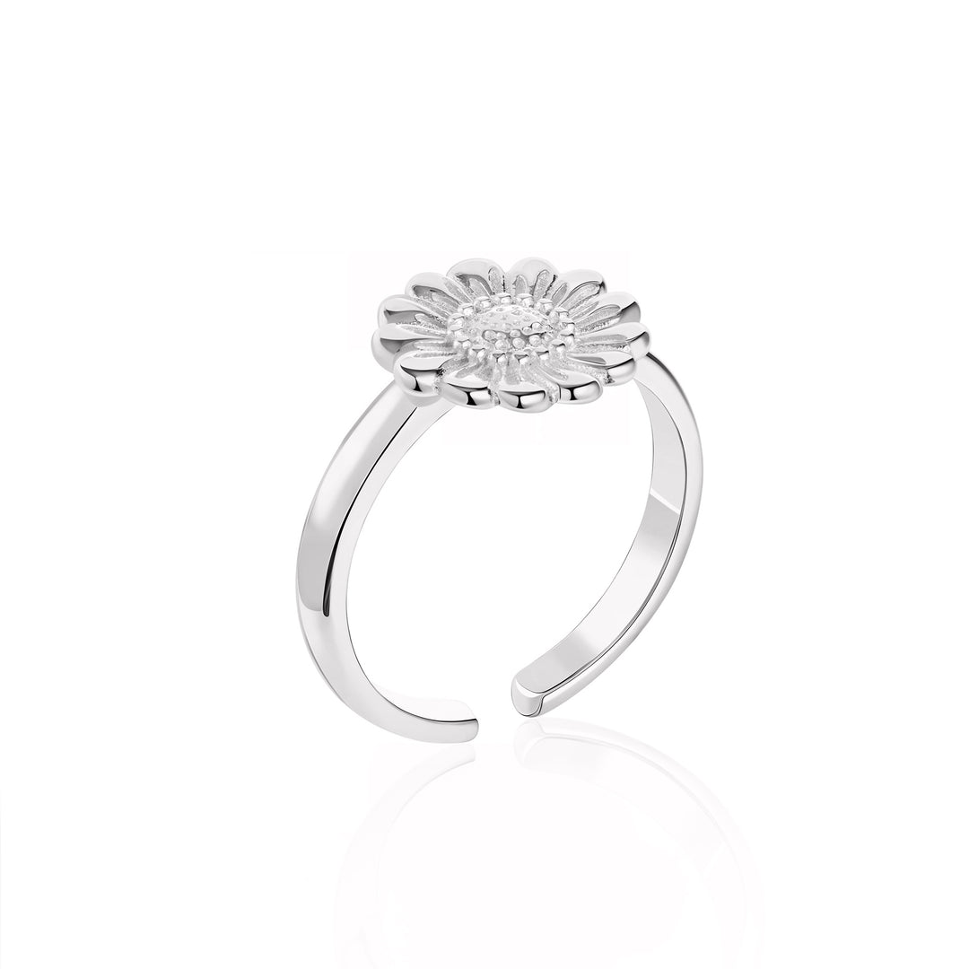 Sterling Silver Blossom Flower Ring
